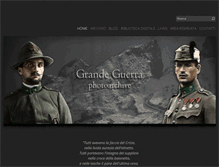 Tablet Screenshot of grandeguerraphotoarchive.com